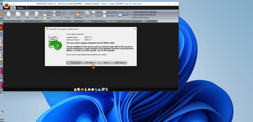 Maintenance - Helios 3D | HELP CENTER