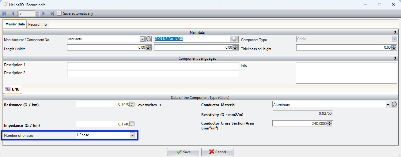 Component Management - Helios 3D | HELP CENTER